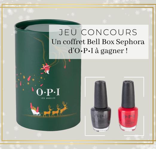 coiffure coffret Bell Box OPI Beauty Planet 