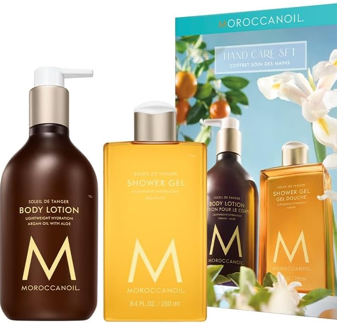coffret soins corporels Soleil de Tanger Moroccanoil