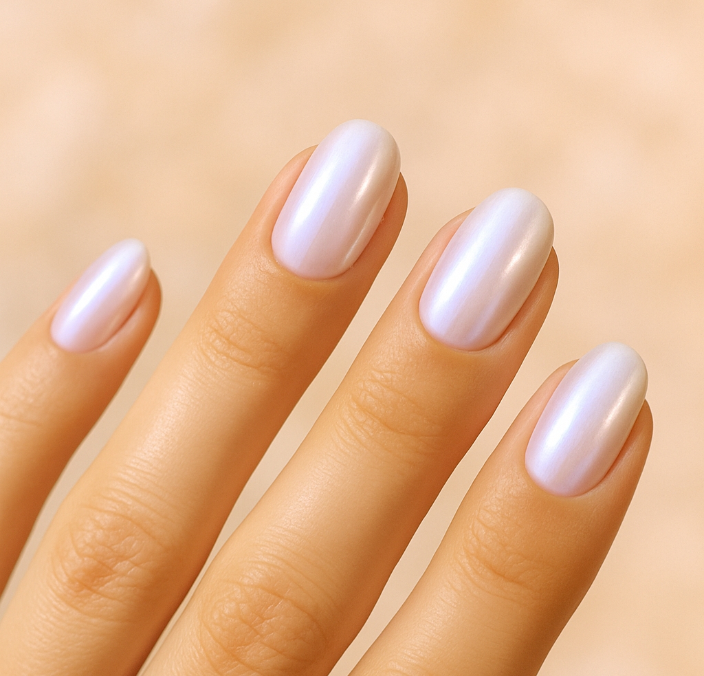 tendance ongles nacrés été