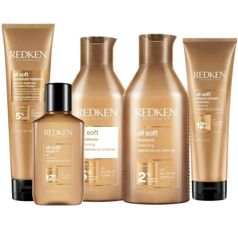 Hydratation parfaite avec la gamme All Soft de Redken